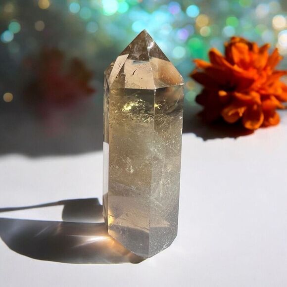 Rainbow Smoky Quartz Crystal Tower (#5)‎ - Picture 1 of 13